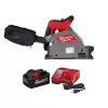 Milwaukee 2831-20-48-59-1880 M18 FUEL 18V Lithium-Ion Cordless Brushless 6-1/2 in. Plunge Cut Track Saw w/8.0Ah Battery and Charger