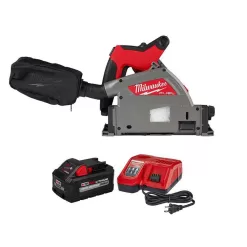 Milwaukee 2831-20-48-59-1880 M18 FUEL 18V Lithium-Ion Cordless Brushless 6-1/2 in. Plunge Cut Track Saw w/8.0Ah Battery and Charger