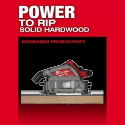 Milwaukee 2831-20-48-59-1880 M18 FUEL 18V Lithium-Ion Cordless Brushless 6-1/2 in. Plunge Cut Track Saw w/8.0Ah Battery and Charger