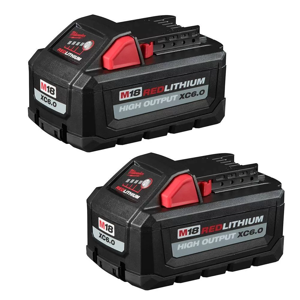 Milwaukee M18 FUEL 16 in. 18V Lithium-Ion Brushless Battery Electric Chainsaw w/Reciprocating Saw, Two 6Ah Batteries (2-Tool)