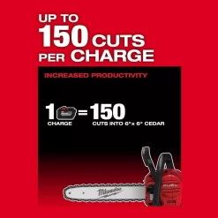 Milwaukee 2727-20C M18 FUEL 14 in. 18V Lithium-Ion Brushless Battery Chainsaw (Tool-Only)