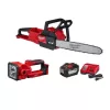 Milwaukee M18 FUEL 16 in. 18V Lithium-Ion Brushless Battery Chainsaw Kit with M18 1250 Lumens Search Light (2-Tool)