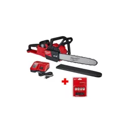 Milwaukee M18 FUEL 16 in. 18V Lithium-Ion Brushless Battery Chainsaw Kit with 12.0Ah , 16 in. Hand Chainsaw
