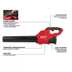 Milwaukee M18 FUEL 16 in. 18V Lithium-Ion Brushless Battery Chainsaw Kit with M18 FUEL Blower, Chainsaw Carrying Case