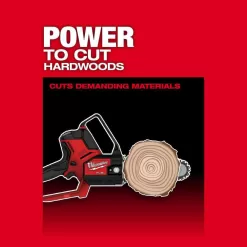 Milwaukee M18 FUEL 8 in. 18V Lithium-Ion Brushless Electric Battery Chainsaw HATCHET Pruning Saw w/8.0 Ah XC Battery & Charger