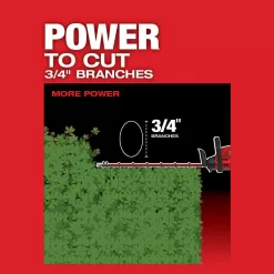 Milwaukee 2726-20-2726-20 M18 FUEL 18V Lithium-Ion Brushless Cordless Hedge Trimmer (Tool-Only)(2-Pack)