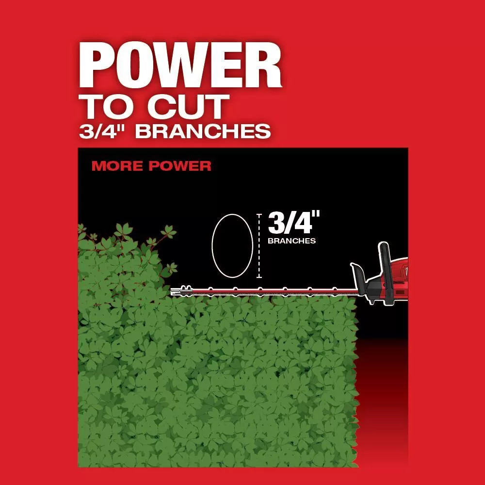 Milwaukee 2726-20-2726-20 M18 FUEL 18V Lithium-Ion Brushless Cordless Hedge Trimmer (Tool-Only)(2-Pack)