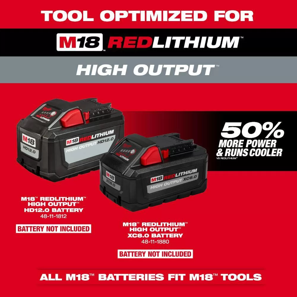 Milwaukee M18 FUEL 24 in. 18V Lithium-Ion Brushless Cordless Hedge Trimmer with M18 FUEL 16 in. Chainsaw (2-Tool)