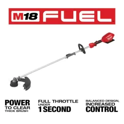 Milwaukee M18 FUEL 24 in. 18V Lithium-Ion Brushless Cordless Hedge Trimmer w/M18 FUEL QUIK-LOK String Trimmer (2-Tool)