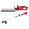 Milwaukee M18 FUEL 18 in. 18V Lithium-Ion Cordless Brushless Hedge Trimmer with String Trimmer w/Quik-Lok Combo (2-Tool)