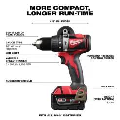 Milwaukee M18 FUEL 120 MPH 450 CFM 18V Lithium-Ion Brushless Cordless Handheld Blower w/M18 Brushless Hammer Drill/Impact Combo