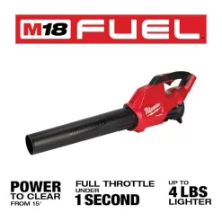 Milwaukee M18 FUEL 120 MPH 450 CFM 18V Lithium-Ion Brushless Cordless Handheld Blower w/8.0 & 6.0 Ah Battery