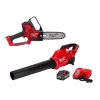 Milwaukee 2724-21HD-3004-20 M18 FUEL 120 MPH 450 CFM 18V Lithium-Ion Brushless Cordless Blower w/M18 HATCHET Pruning Saw, 8.0 Ah Battery, Charger