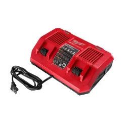 Milwaukee M18 FUEL Dual Battery 18V Lithium-Ion Brushless Cordless Handheld Blower w/(2) 6 Ah Battery, Dual Bay Rapid Charger