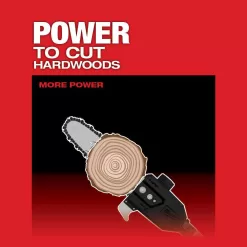 Milwaukee M18 FUEL 10 in. 18V Lithium-Ion Brushless Electric Cordless Pole Saw with QUIK-LOK and 6.0 Ah High Output Battery