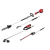 Milwaukee M18 FUEL 10 in. 18V Lithium-Ion Brushless Electric Cordless Pole Saw with String Trimmer and Hedge Trimmer Attachments