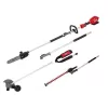 Milwaukee M18 FUEL 10 in. 18V Lithium-Ion Brushless Electric Cordless Pole Saw with M18 QUIK-LOK Edger & Hedge Trimmer Attachments