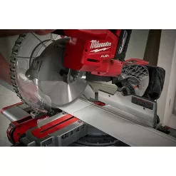 Milwaukee 2734-21-48-08-0551 M18 FUEL 18V Lithium-Ion Brushless Cordless 10 in. Dual Bevel Sliding Compound Miter Saw Kit with Miter Saw Stand
