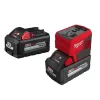 Milwaukee 2846-20-48-11-1862 M18 18-Volt Lithium-Ion 175-Watt Powered Compact Inverter for M18 Batteries with (2) M18 HIGH OUTPUT 6.0 Ah Batteries