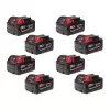 Milwaukee 48-11-1822X8 M18 18-Volt Lithium-Ion XC Extended Capacity Battery Pack 3.0Ah (8-Pack)