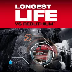 Milwaukee 48-11-1861-48-11-1861-48-11-1861 M18 18V Lithium-Ion REDLITHIUM FORGE 6.0 Ah Battery Pack (3-Pack)