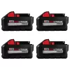 Milwaukee 48-11-1880-4X M18 18-Volt Lithium-Ion High Output XC 8.0 Ah Battery (4-Pack)