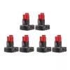 Milwaukee 48-11-2412X3 M12 12-Volt Lithium-Ion XC Extended Capacity 3.0 Ah Battery Pack (6-Pack)