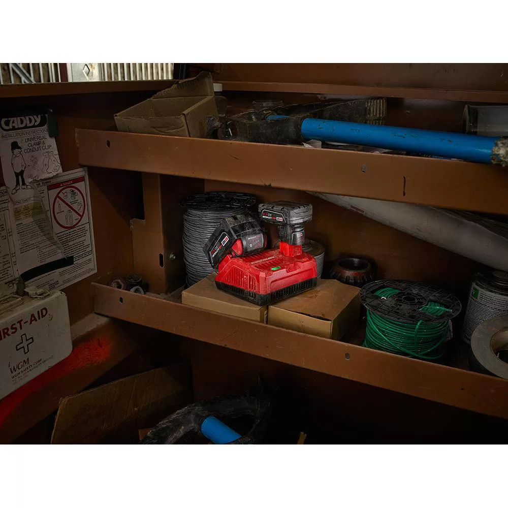 Milwaukee 48-59-1808-48-11-1862-48-11-2450 M18/M12 Rapid Charger W/(2) M18 HIGH OUTPUT XC6.0 Batteries & (1) M12 HIGH OUTPUT XC5.0 Battery