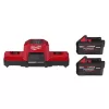 Milwaukee 48-59-1815-48-11-1861-48-11-1861 M18 18V Lithium-Ion Dual Bay Super Battery Charger with FORGE 6.0Ah Battery Pack (2-Pack)
