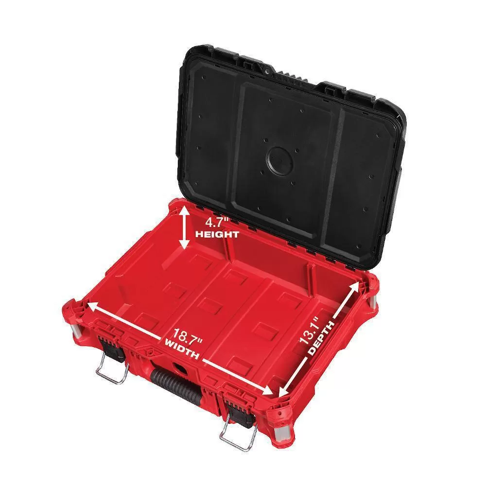 Milwaukee 1/2 in. Drive SAE/Metric Ratchet and Socket Mechanics Tool Set (47-Piece) with PACKOUT 22 in. Tool Box