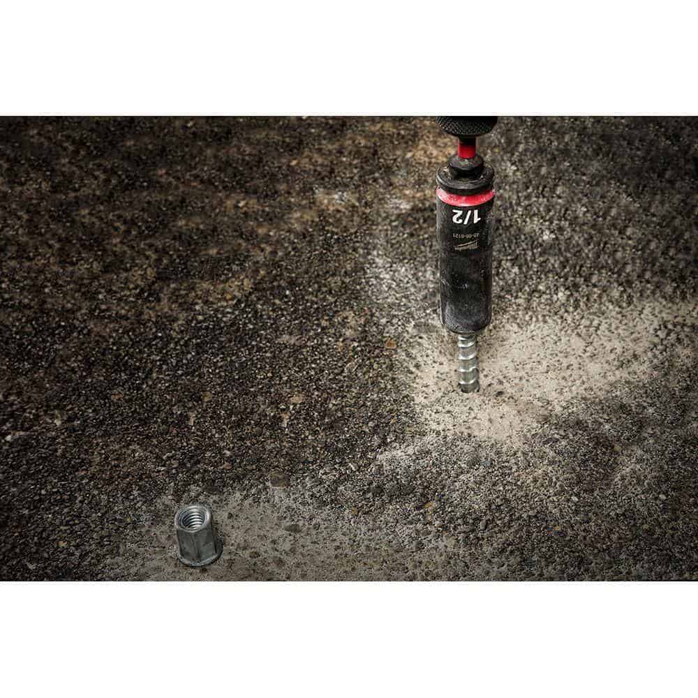 Milwaukee Shockwave 1/4 in. 3/8 in. Drive Deep Well Impact/Chrome Ratchet Socket Set with Packout (132-Piece)