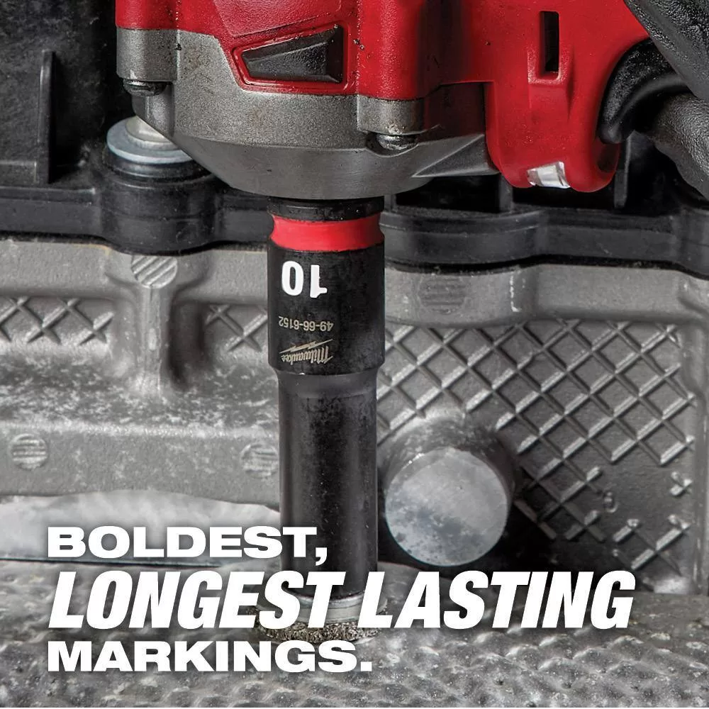 Milwaukee SHOCKWAVE 1/2 in. & 3/8 in. Drive Metric/SAE 6 Point Impact Socket Set (72-Piece)