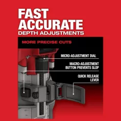 Milwaukee M18 FUEL 18-Volt Lithium-Ion Brushless Cordless Compact Router, Jigsaw and Belt Sander