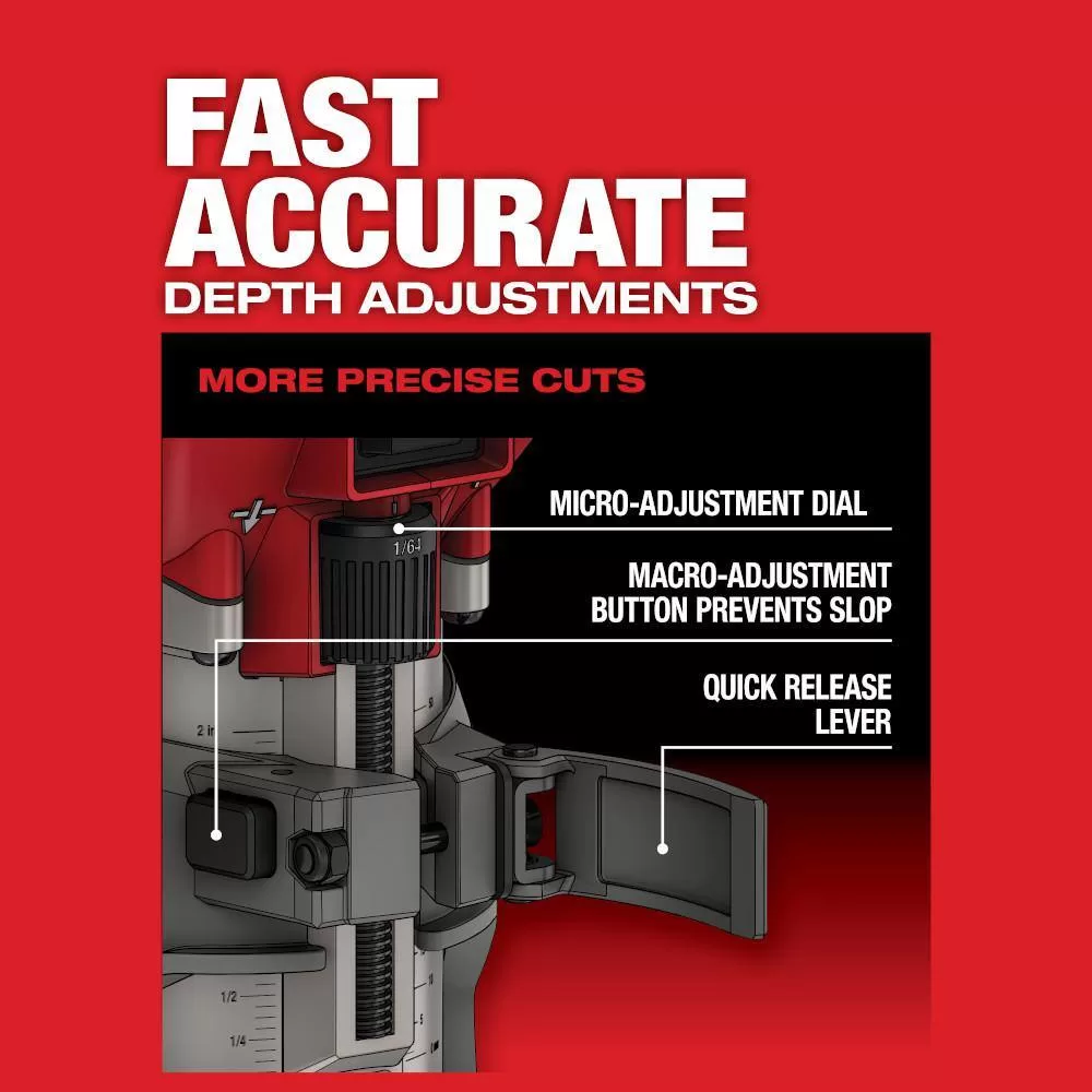 Milwaukee M18 FUEL 18-Volt Lithium-Ion Brushless Cordless Compact Router, Jigsaw and Belt Sander
