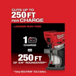 Milwaukee M18 FUEL 18-Volt Lithium-Ion Brushless Cordless Compact Router, Jigsaw and Belt Sander