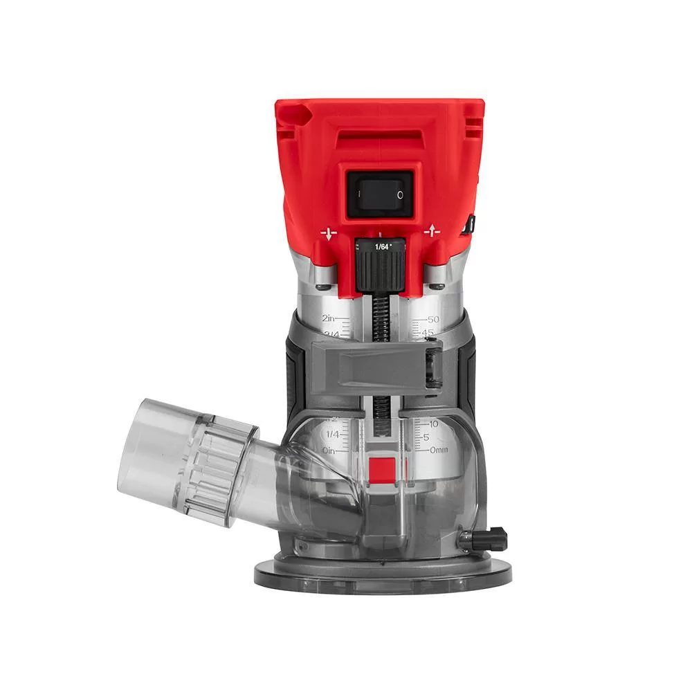 Milwaukee M18 FUEL 18V Lithium-Ion Brushless Cordless Compact Router w/ Compact Router Offset Base