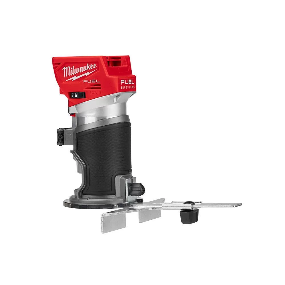 Milwaukee M18 FUEL 18V Lithium-Ion Brushless Cordless Compact Router w/ Compact Router Offset Base