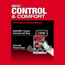 Milwaukee 2838-20 M18 FUEL 18V Lithium-Ion Cordless Brushless 1/2 in. Router (Tool-Only)