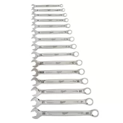 Milwaukee Combination SAE and Metric Wrench Set with 3/8 in. Drive SAE/Metric Ratchet and Socket Mechanics Tool Set (86-Piece)