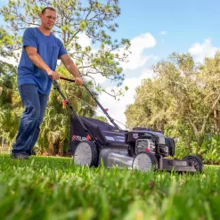 Murray MNA152703 21 in. 140 cc Briggs and Stratton Walk Behind Gas Push Lawn Mower with Height Adjustment and with Mulch Bag