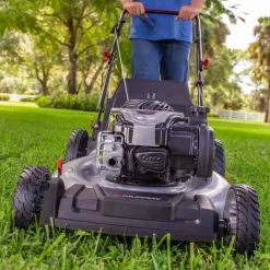 Murray MNA152703 21 in. 140 cc Briggs and Stratton Walk Behind Gas Push Lawn Mower with Height Adjustment and with Mulch Bag