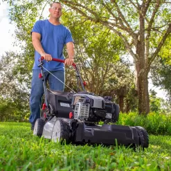 Murray MNA153003 22 in. 140 cc Briggs & Stratton Walk Behind Gas Self-Propelled Lawn Mower with Front Wheel Drive and Bagger