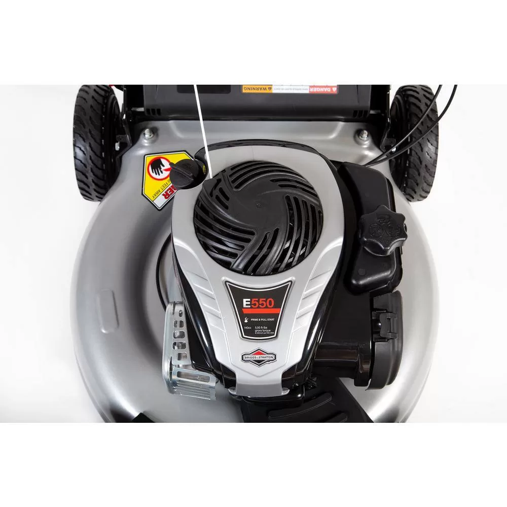 Murray MNA153003 22 in. 140 cc Briggs & Stratton Walk Behind Gas Self-Propelled Lawn Mower with Front Wheel Drive and Bagger