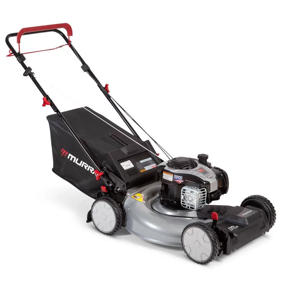 Murray MNA153003 22 in. 140 cc Briggs & Stratton Walk Behind Gas Self-Propelled Lawn Mower with Front Wheel Drive and Bagger