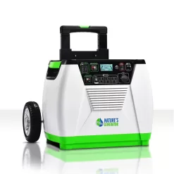 NATURE'S GENERATOR HKNGGN 1800-Watt/2880W Peak Push Button Start Solar Powered Portable Generator with Cart