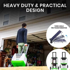 NATURE'S GENERATOR GXNGAU 1800-Watt/2880W Peak Push Button Start Solar Powered Portable Generator with One 100W Solar Panel