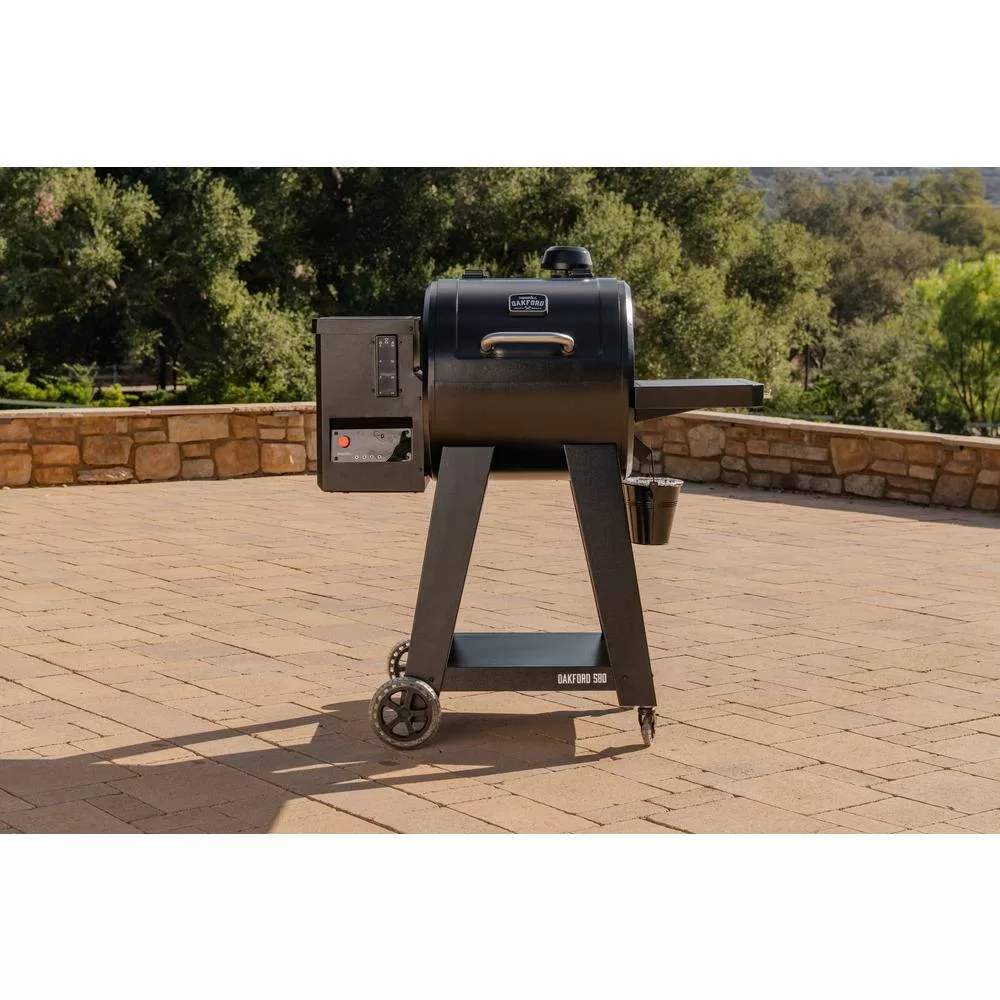 Nexgrill 910-05001 Oakford 580 Wifi Pellet Grill Smoker in Black