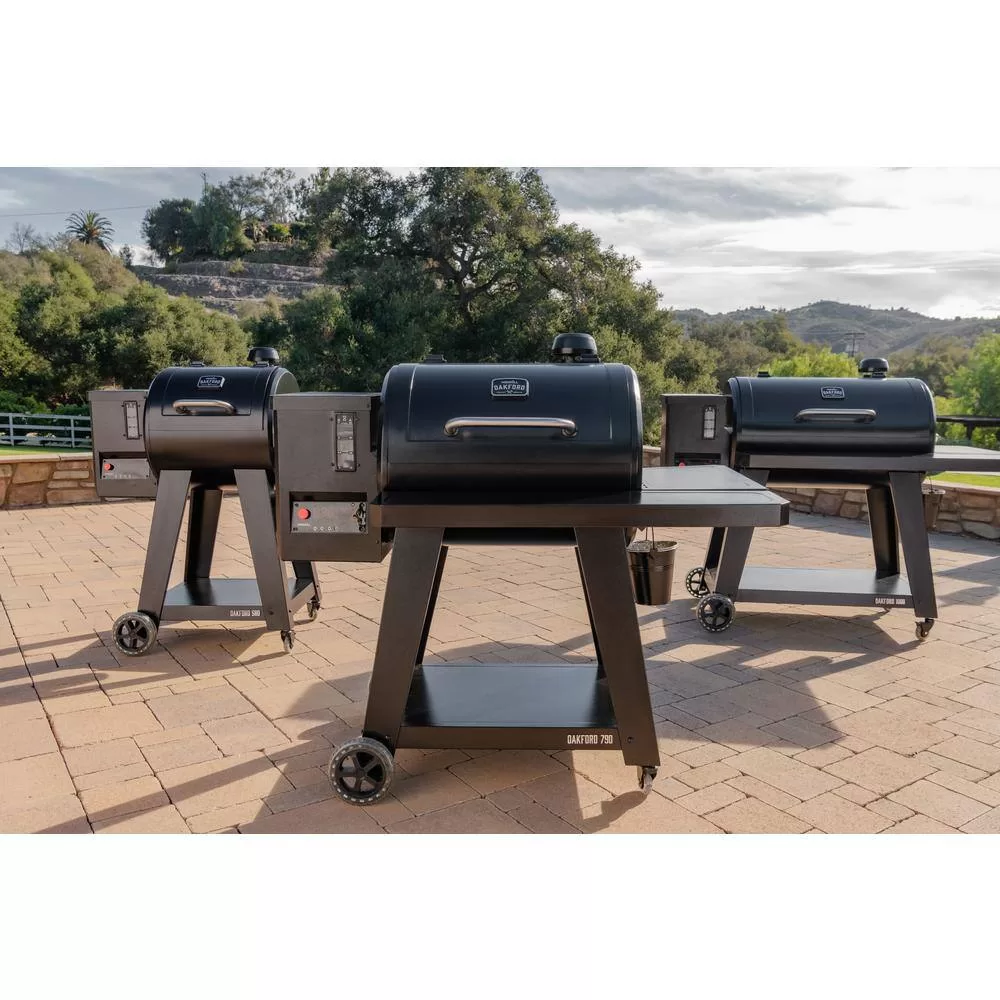 Nexgrill 910-05002 Oakford 790 Wifi Pellet Grill Smoker in Black