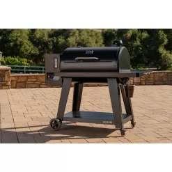 Nexgrill 910-05003 Oakford 1000 Wifi Pellet Grill Smoker in Black