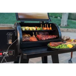 Nexgrill 910-05003 Oakford 1000 Wifi Pellet Grill Smoker in Black